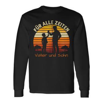 Für Alle Zeitenater & Sohn Papa Und Sohnatertag Geschenk Kapuzenjacke Langarmshirts - Geschenkecke