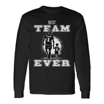 Fußball Papa Best Team Ever -Atertag Langarmshirts - Geschenkecke