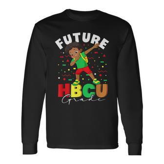 Future Hbcu Grad Graduate Black Boy Black History Month Long Sleeve T-Shirt - Seseable