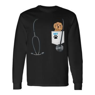 Future Veterinarian Costume Vet Outfit School Career Day Long Sleeve T-Shirt - Monsterry