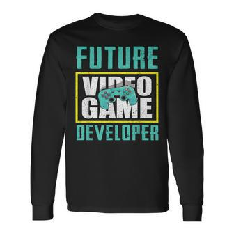 Future Video Game Developer Cool Game er Long Sleeve T-Shirt - Monsterry
