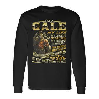 Gale Family Name Gale Last Name Team Long Sleeve T-Shirt - Seseable