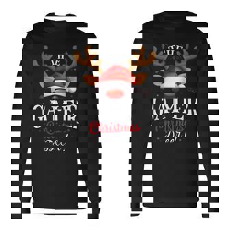 Gamer Christmas Deer Pjs Xmas Family Matching Long Sleeve T-Shirt - Thegiftio