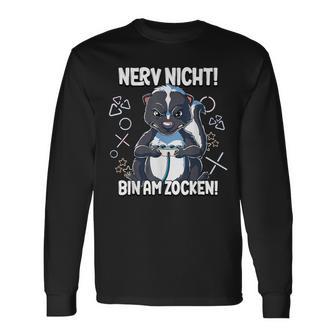 Gaming Nerv Nicht Bin Am Zocken S Langarmshirts - Geschenkecke