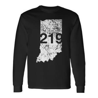 Gary Hammond Hobart Area Code 219 Indiana Souvenir Long Sleeve T-Shirt - Monsterry AU