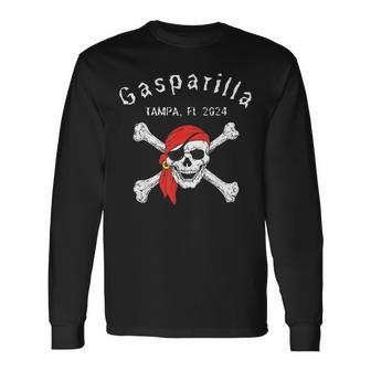 Gasparilla 2024 Priate Festival Tampa Fl Gasparilla Souvenir Long Sleeve T-Shirt | Mazezy