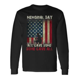 All Gave Some Some Gave All Veteran & Memorial's Day Long Sleeve T-Shirt - Monsterry CA