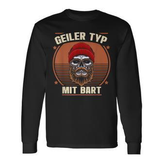 Geiler Typ Mit Beart Bartträger Geilertypmitbart Geiler Typ Langarmshirts - Seseable