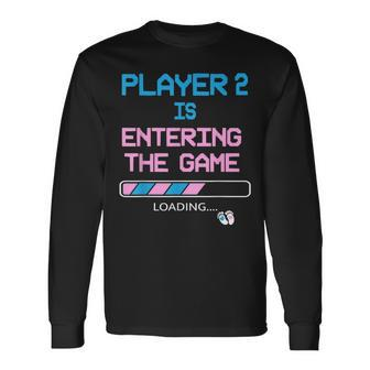 Gender Reveal New Dad Baby Announcement Father's Day Gaming Long Sleeve T-Shirt - Monsterry CA