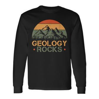 Geology Rocks Geology Long Sleeve T-Shirt - Thegiftio UK