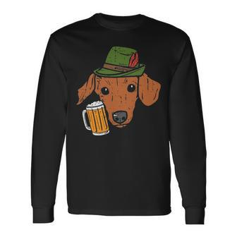 German Dachshund Oktoberfest Bavarian Weiner Sausage Dog Long Sleeve T-Shirt | Mazezy