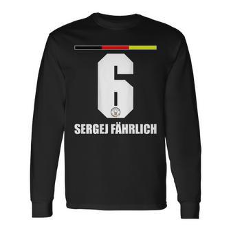 Germany Sauf Jersey Sergej Fährlich Sauf Legend Langarmshirts - Geschenkecke