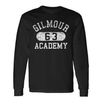 Gilmour Academy 63 Classic Rock As Worn By Vintage Graphic Long Sleeve T-Shirt - Thegiftio UK