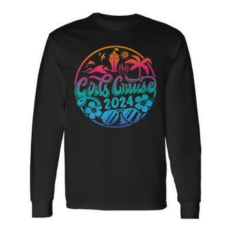 Girls Cruise 2024 Vacation Trip Matching Group Long Sleeve T-Shirt - Seseable