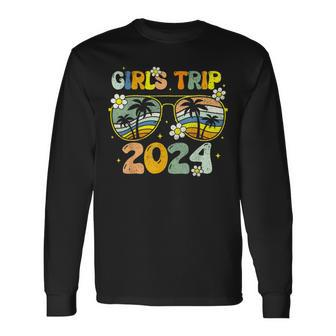 Girls Trip 2024 Weekend Summer 2024 Vacation Matching Long Sleeve T-Shirt | Mazezy