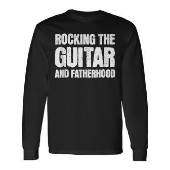 Gitarre Papaatertag Musik Lustig Langarmshirts - Geschenkecke