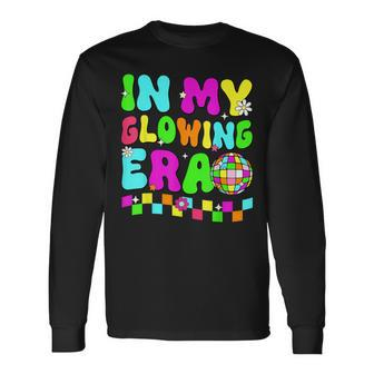 In My Glowing Era Tie Dye Bright Hello Summer Vacation Trips Long Sleeve T-Shirt - Seseable