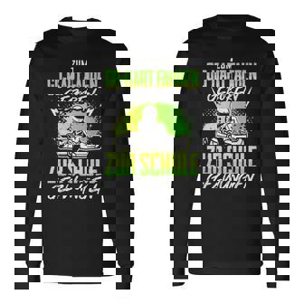 Go Kart Driving Born Saying Go-Kart Kartfahrer Kartbahn Langarmshirts - Seseable