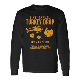 As God Is My Witness I Thought Turkeys Could Fly Long Sleeve T-Shirt - Monsterry UK