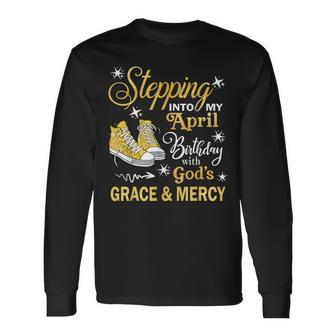 With God's Grace & Mercy Long Sleeve T-Shirt | Mazezy