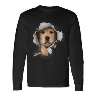 Golden Retriever Golden Dog Lover Dog Owner Dog Long Sleeve T-Shirt - Seseable