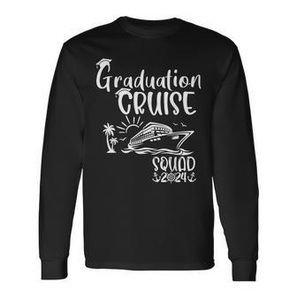 Graduation Cruise Squad 2024 Holiday Trip Family Matching Long Sleeve T-Shirt - Monsterry DE
