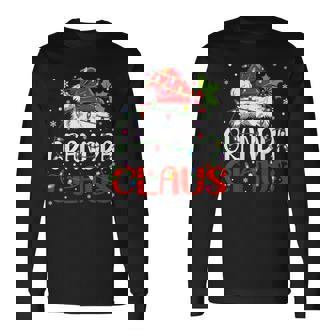 Grandpa Claus Christmas Santa Matching Family Xmas Pajamas Long Sleeve T-Shirt - Seseable