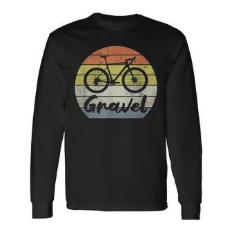 Gravel Bike Cyclocross Biker Racing Mtb Cycling Bike Vintage Long Sleeve T-Shirt - Monsterry DE