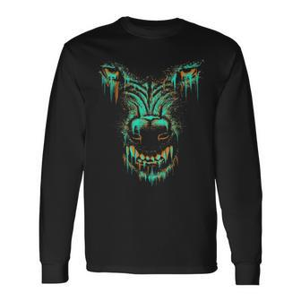 Gray Wolf For Child Long Sleeve T-Shirt | Mazezy