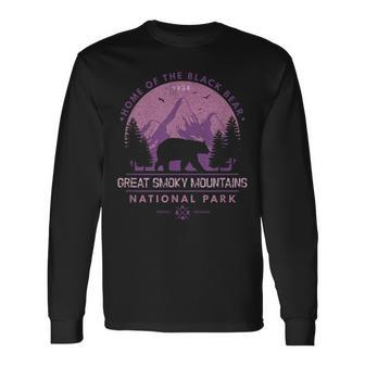Great Smoky Mountains National Park Home Of Black Bear Long Sleeve T-Shirt - Monsterry CA