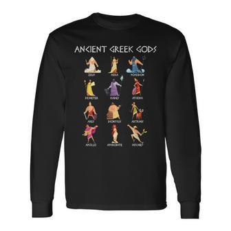 Greek Gods Greek Mythology Ancient Legends Long Sleeve T-Shirt - Monsterry