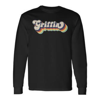 Griffin Family Name Personalized Surname Griffin Long Sleeve T-Shirt - Seseable