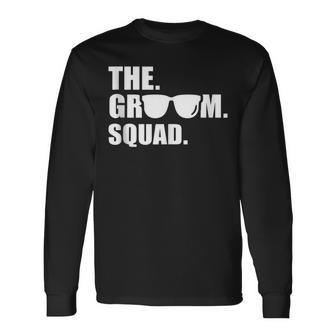 The Groom Squad Bachelor Party Long Sleeve T-Shirt - Monsterry