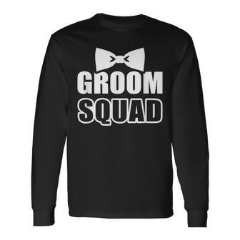 Groom Squad Stag Party Jga Long Sleeve T-Shirt - Monsterry
