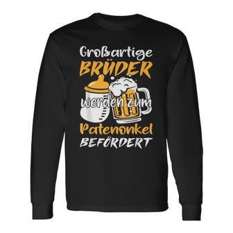 Großliche Brüder Werden Zum Patenonkel Befört Langarmshirts - Geschenkecke