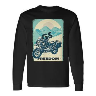 Gs Motorcycle R1200gs Enduro Biker Motorcycle Gs Langarmshirts - Seseable