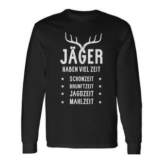 Häger Habeniel Zeit I Schonzeit I Hunter Hunting Langarmshirts - Geschenkecke