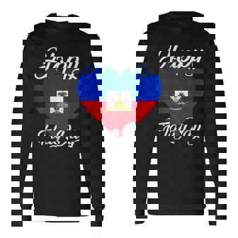 Haiti Heritage Since 1804 Proud Zoe Happy Haitian Flag Day Long Sleeve T-Shirt | Mazezy