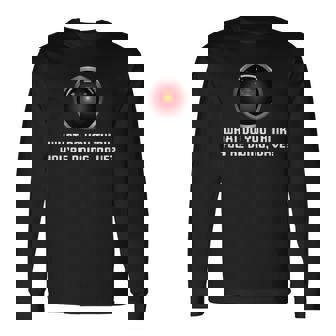 Hal 9000 Vintage Artificial Intelligence Long Sleeve T-Shirt - Thegiftio