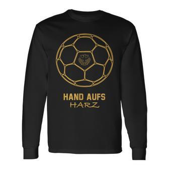 Hand Auf Harz Handball Team Langarmshirts - Seseable