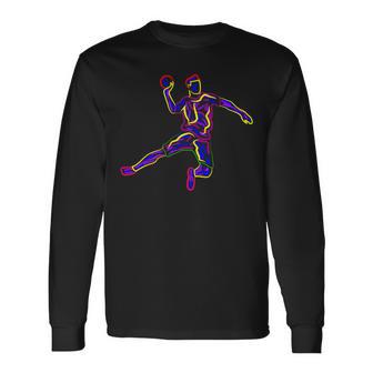 Handball Handballer Handball Player Boys Children Men Langarmshirts - Seseable