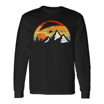 Hang Glider Sunset Hang Gliding Long Sleeve T-Shirt - Monsterry UK