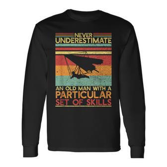 Hang Gliding Dad Hang Glider Hanggliding Retirement Long Sleeve T-Shirt - Monsterry DE