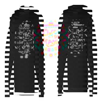 Happy Cinco De Mayo Mexican Fiesta 5 De Mayo Mexico Party Long Sleeve T-Shirt | Seseable FR