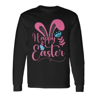 Happy Easter Bunny Ears Classic Long Sleeve T-Shirt | Mazezy