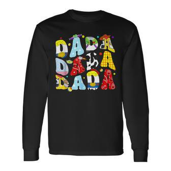Happy Father Toy Story Dada Boy For Dad Granddad Long Sleeve T-Shirt | Mazezy