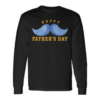 Happy Father's Day For Papa Father Day Long Sleeve T-Shirt - Seseable
