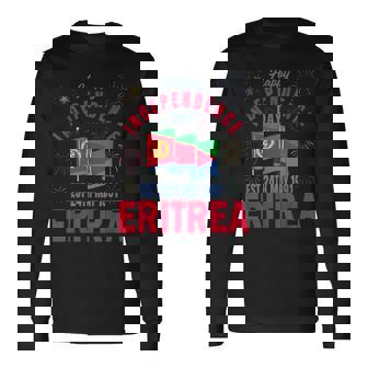Happy Independence Day Eritrea Eritrean Flag Long Sleeve T-Shirt | Mazezy