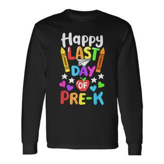 Happy Last Day Of School Pre-K Class Of 2024 Toddlers Long Sleeve T-Shirt - Monsterry DE