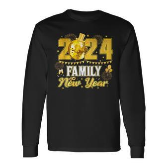 Happy New Year 2024 New Year Eve Party Family Matching Long Sleeve T-Shirt - Thegiftio UK
